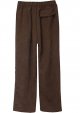 Women's Vintage High Waisted Straight Leg Corduroy Pants Trouser